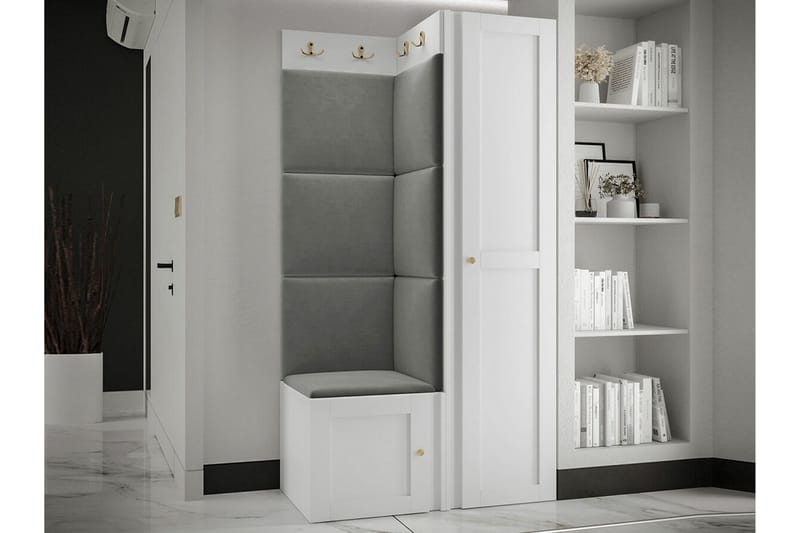 Dunvegan Highboard White - Säilytys - Kaappi - Säilytyskaappi