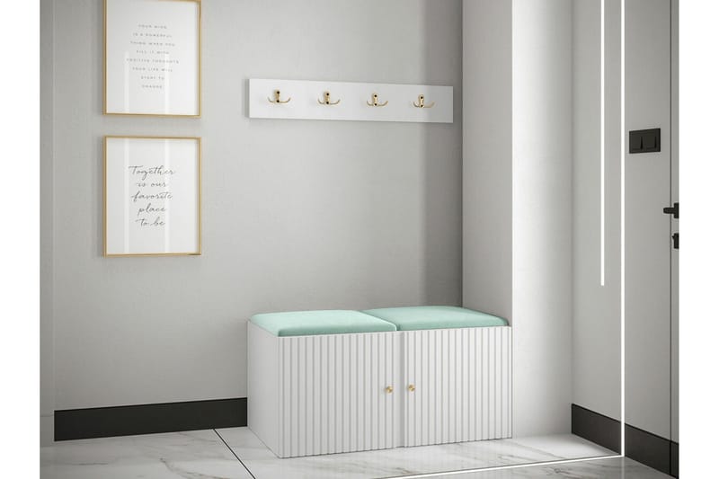 Dunvegan Highboard White - Säilytys - Kaappi - Säilytyskaappi