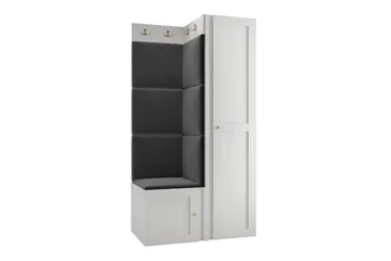 Dunvegan Highboard White - Säilytys - Kaappi - Säilytyskaappi
