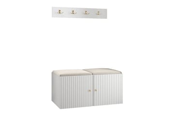 Dunvegan Highboard White - Säilytys - Kaappi - Säilytyskaappi