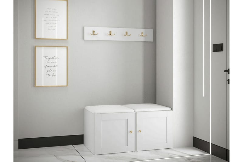 Dunvegan Highboard White - Säilytys - Kaappi - Säilytyskaappi