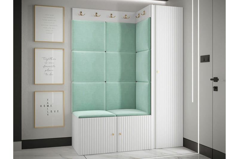 Dunvegan Highboard White - Säilytys - Kaappi - Säilytyskaappi