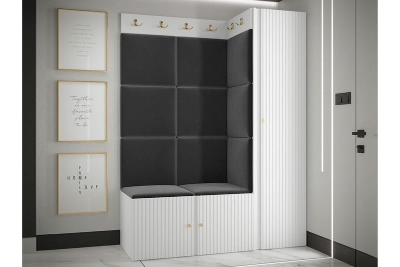 Dunvegan Highboard White - Säilytys - Kaappi - Säilytyskaappi