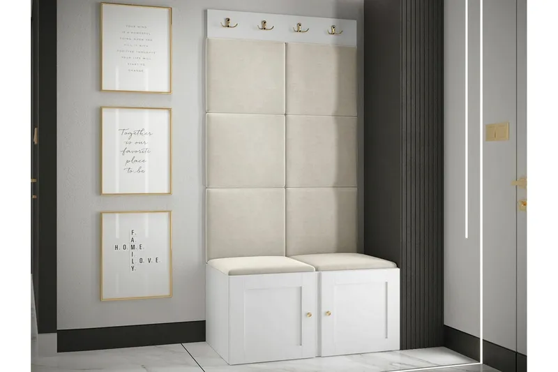 Dunvegan Highboard White - Säilytys - Kaappi - Säilytyskaappi