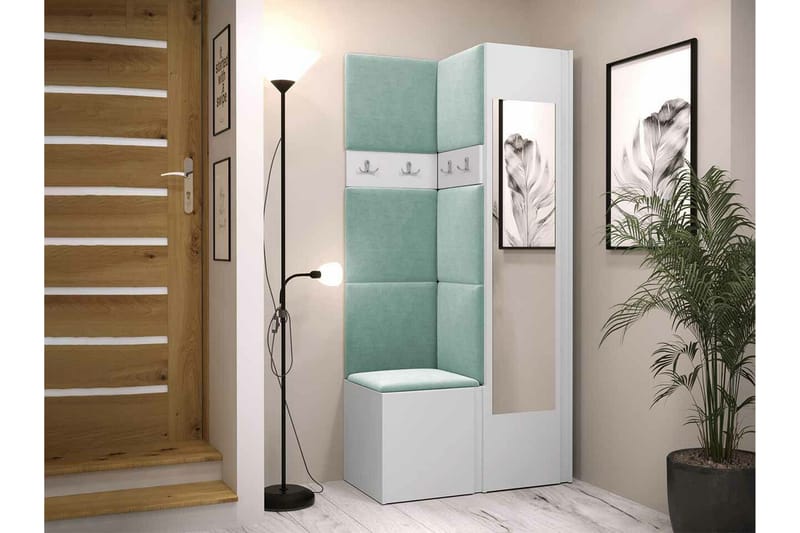 Dunvegan Highboard White - Säilytys - Kaappi - Säilytyskaappi