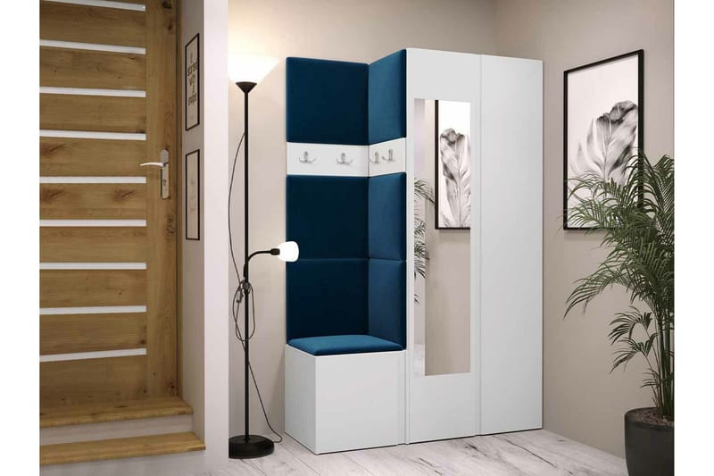 Dunvegan Highboard White - Säilytys - Kaappi - Säilytyskaappi