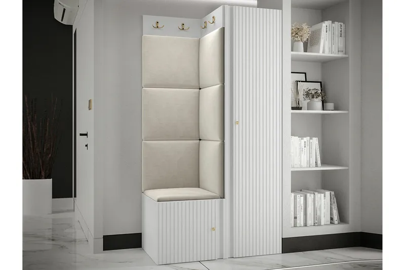 Dunvegan Highboard White - Säilytys - Kaappi - Säilytyskaappi