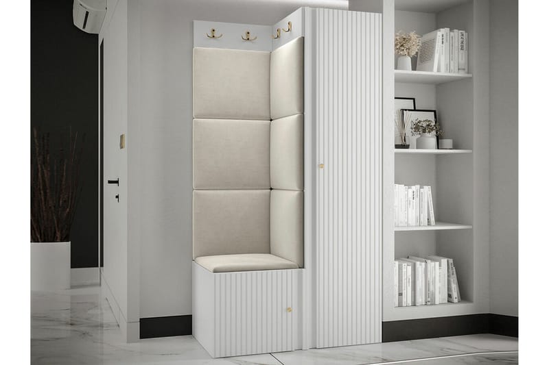 Dunvegan Highboard White - Säilytys - Kaappi - Säilytyskaappi