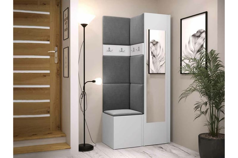 Dunvegan Highboard White - Säilytys - Kaappi - Säilytyskaappi