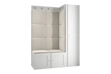 Dunvegan Highboard White - Säilytys - Kaappi - Säilytyskaappi