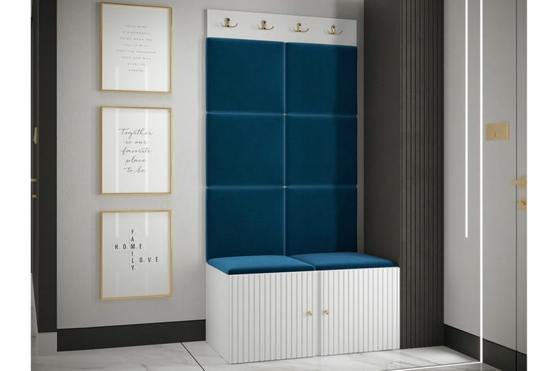 Dunvegan Highboard White - Säilytys - Kaappi - Säilytyskaappi