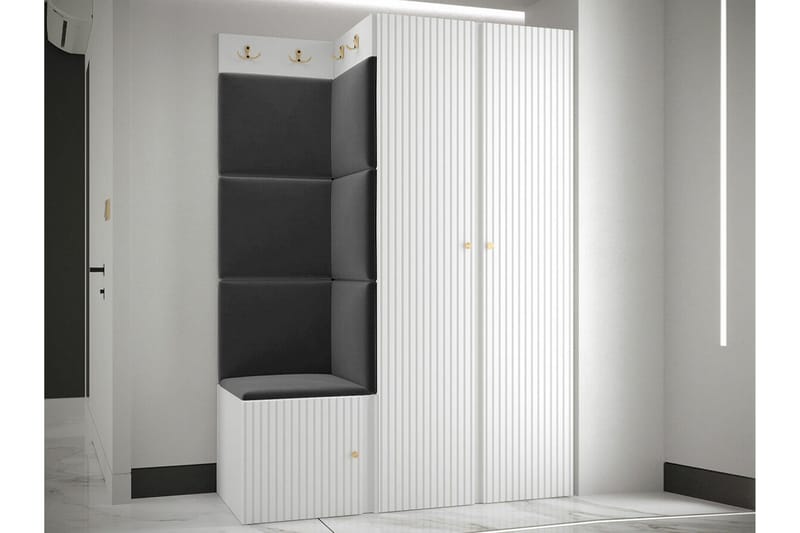 Dunvegan Highboard White - Säilytys - Kaappi - Säilytyskaappi