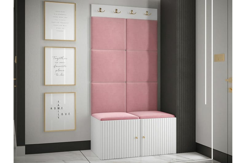 Dunvegan Highboard White - Säilytys - Kaappi - Säilytyskaappi