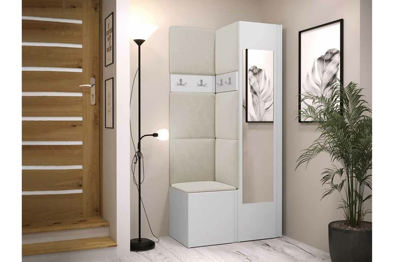 Dunvegan Highboard White - Säilytys - Kaappi - Säilytyskaappi