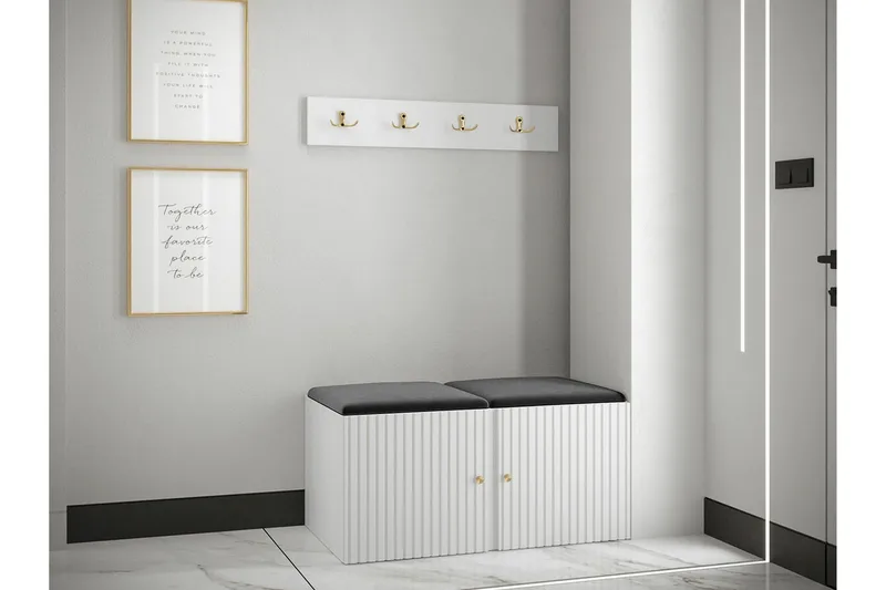 Dunvegan Highboard White - Säilytys - Kaappi - Säilytyskaappi