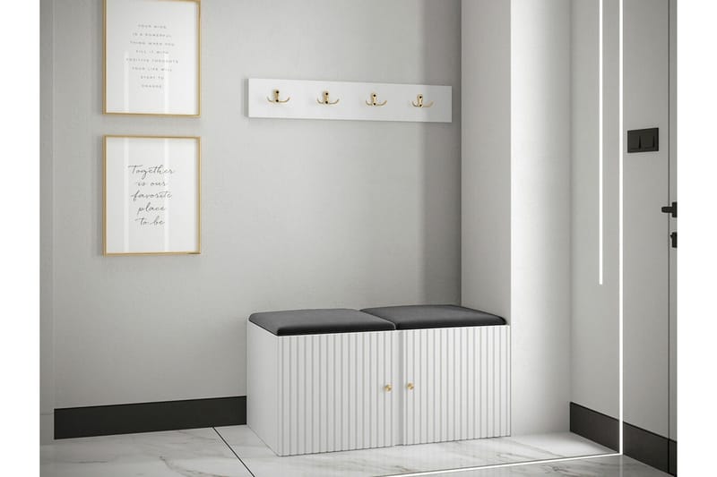 Dunvegan Highboard White - Säilytys - Kaappi - Säilytyskaappi