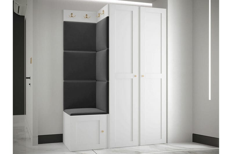 Dunvegan Highboard White - Säilytys - Kaappi - Säilytyskaappi