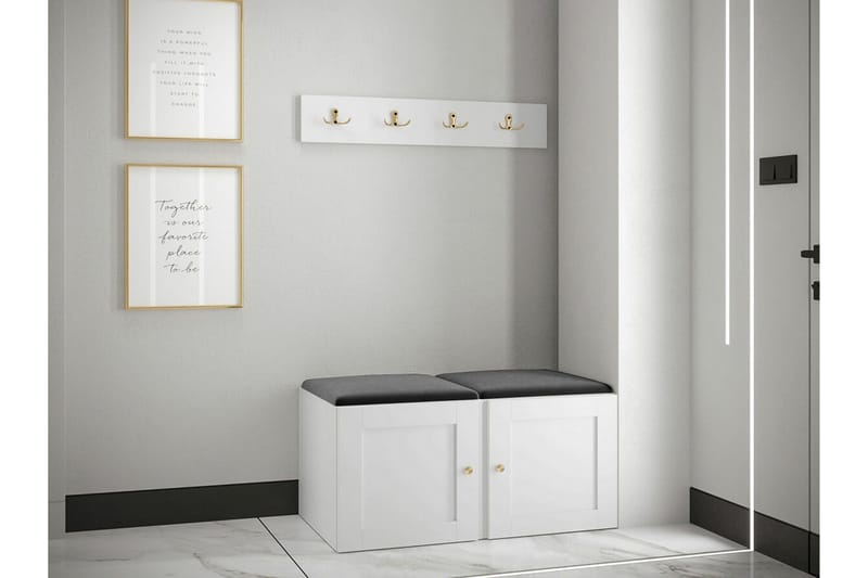 Dunvegan Highboard White - Säilytys - Kaappi - Säilytyskaappi