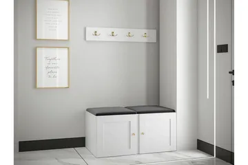 Dunvegan Highboard White - Säilytys - Kaappi - Säilytyskaappi