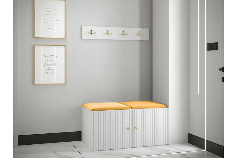 Dunvegan Highboard White - Säilytys - Kaappi - Säilytyskaappi