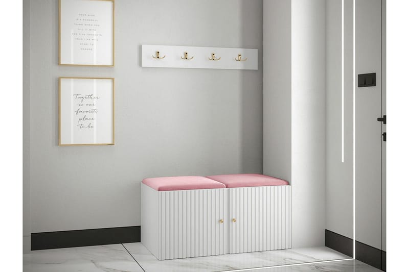 Dunvegan Highboard White - Säilytys - Kaappi - Säilytyskaappi