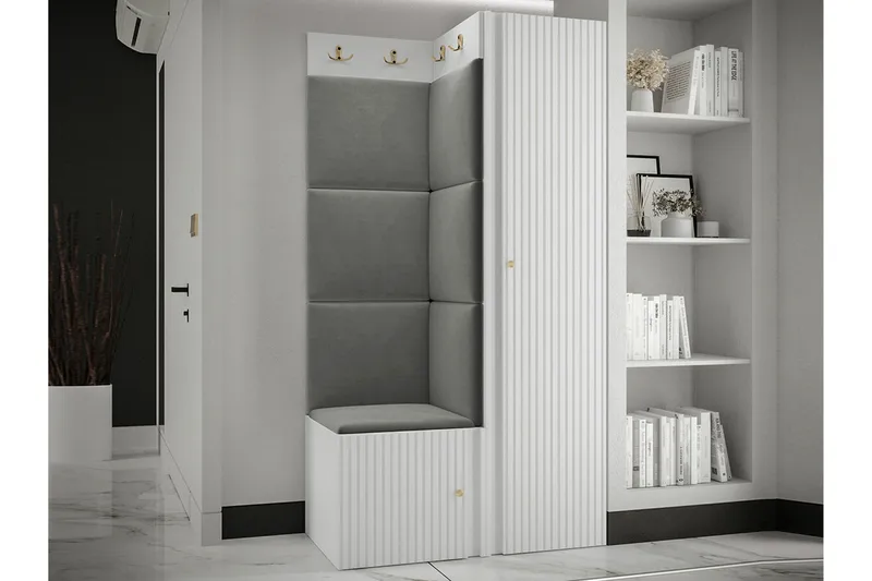 Dunvegan Highboard White - Säilytys - Kaappi - Säilytyskaappi