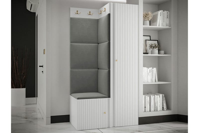 Dunvegan Highboard White - Säilytys - Kaappi - Säilytyskaappi