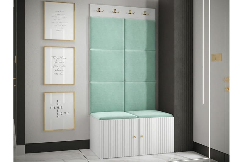 Dunvegan Highboard White - Säilytys - Kaappi - Säilytyskaappi