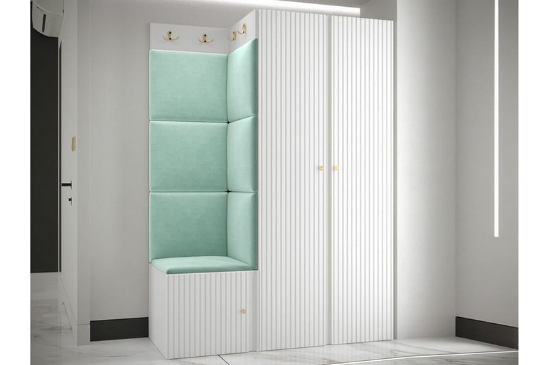 Dunvegan Highboard White - Säilytys - Kaappi - Säilytyskaappi