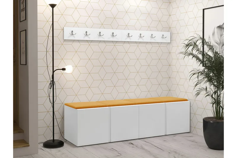 Dunvegan Highboard White - Säilytys - Kaappi - Säilytyskaappi