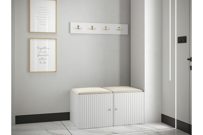 Dunvegan Highboard White - Säilytys - Kaappi - Säilytyskaappi