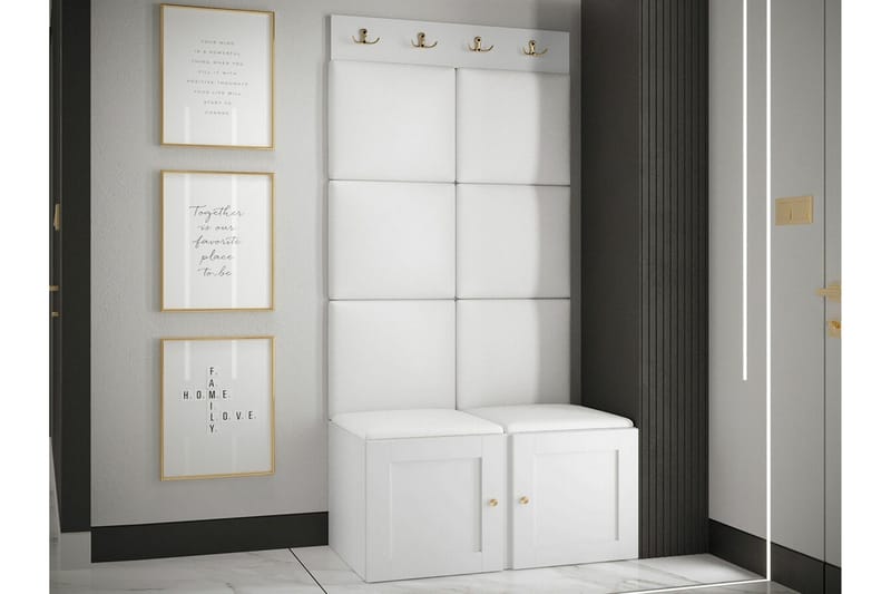 Dunvegan Highboard White - Säilytys - Kaappi - Säilytyskaappi