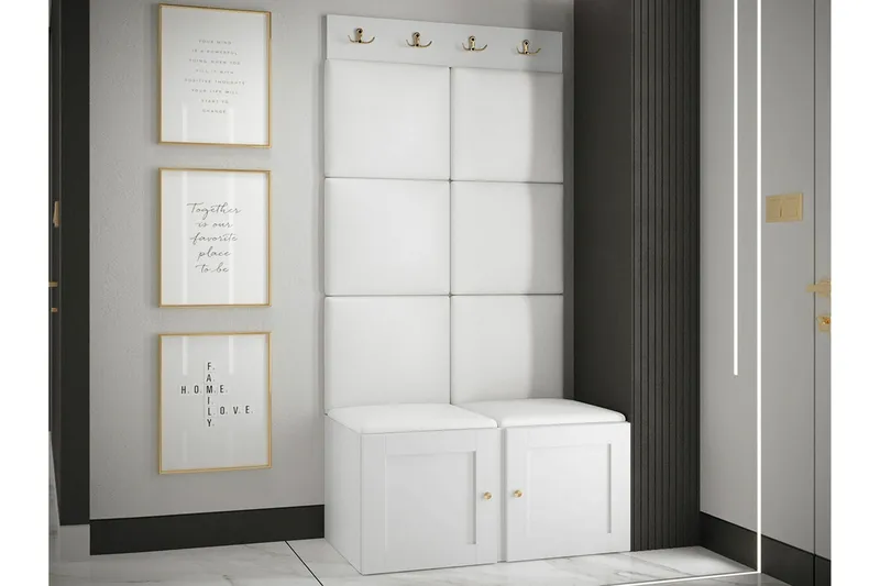 Dunvegan Highboard White - Säilytys - Kaappi - Säilytyskaappi