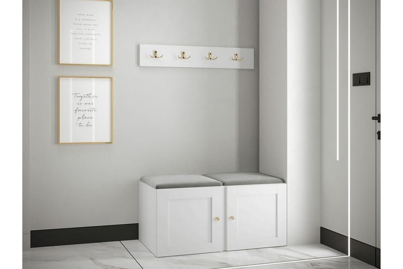 Dunvegan Highboard White - Säilytys - Kaappi - Säilytyskaappi