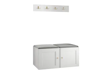 Dunvegan Highboard White - Säilytys - Kaappi - Säilytyskaappi
