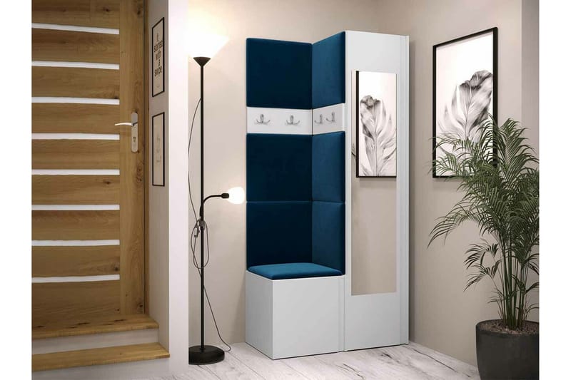 Dunvegan Highboard White - Säilytys - Kaappi - Säilytyskaappi