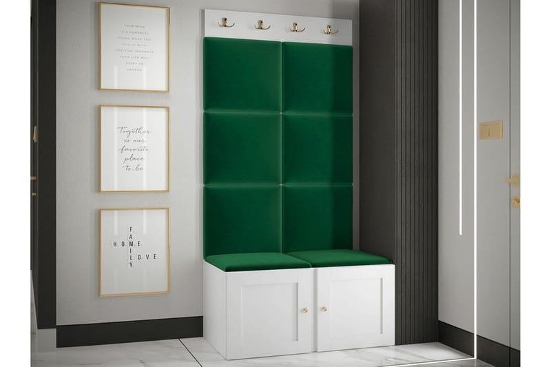 Dunvegan Highboard White - Säilytys - Kaappi - Säilytyskaappi