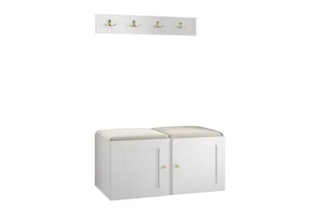 Dunvegan Highboard White - Säilytys - Kaappi - Säilytyskaappi