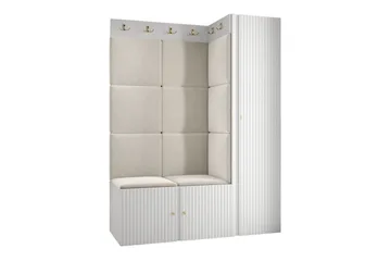 Dunvegan Highboard White - Säilytys - Kaappi - Säilytyskaappi