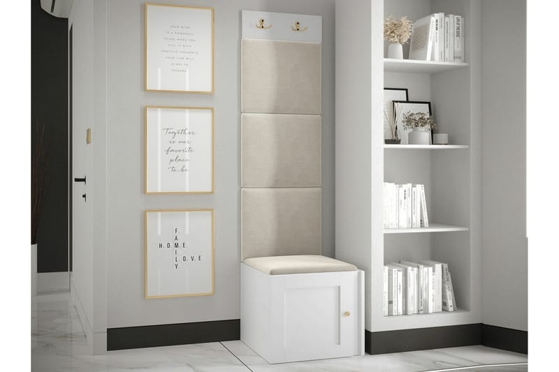 Dunvegan Highboard White - Säilytys - Kaappi - Säilytyskaappi