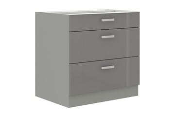 Grey Kaappi laatikoilla 80x52x82 cm - Säilytys - Kaappi - Säilytyskaappi