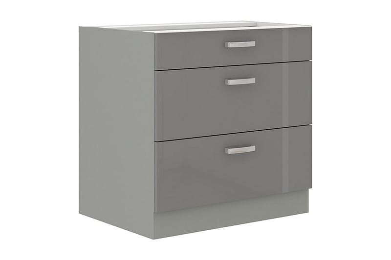 Grey Kaappi laatikoilla 80x52x82 cm - Säilytys - Kaappi - Säilytyskaappi