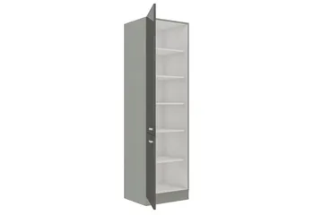 Grey Kaappi ovilla 40x57x210 cm - Säilytys - Kaappi - Säilytyskaappi