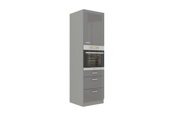 Grey Keittiökaappi 60x57x210 cm - Säilytys - Kaappi - Säilytyskaappi
