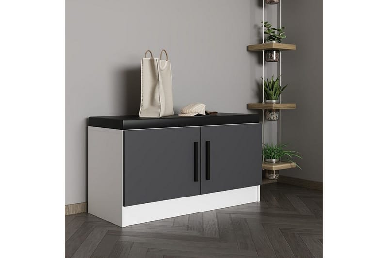 Hew Pukukaappi 90x35 cm - Antrasiitti - Säilytys - Kaappi - Säilytyskaappi