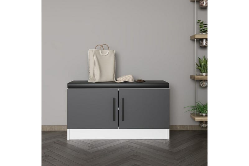 Hew Pukukaappi 90x35 cm - Antrasiitti - Säilytys - Kaappi - Säilytyskaappi