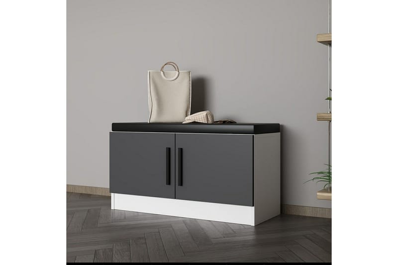 Hew Pukukaappi 90x35 cm - Antrasiitti - Säilytys - Kaappi - Säilytyskaappi