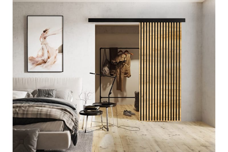 Highboard Clonmore - Musta - Säilytys - Kaappi - Säilytyskaappi