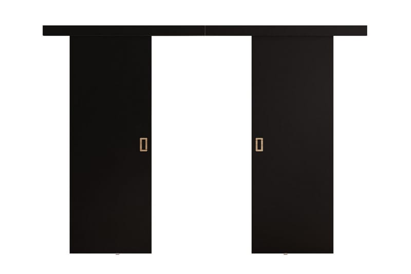 Highboard Clonmore - Musta - Säilytys - Kaappi - Säilytyskaappi