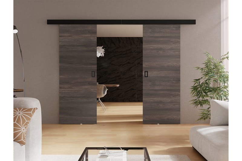 Highboard Clonmore - Tummanruskea - Säilytys - Kaappi - Säilytyskaappi